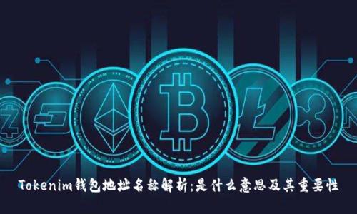 Tokenim钱包地址名称解析：是什么意思及其重要性